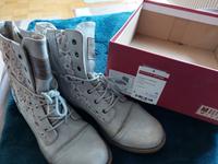 Mustang Damen Stiefeletten, Farbe creme, Gr. 40 Bayern - Glashütten Vorschau