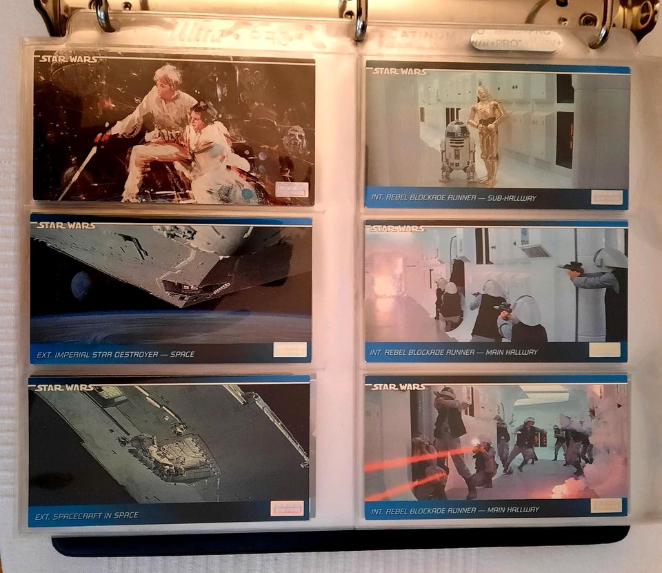 Star Wars Widevision -Sammelkarten -Trading Cards -Komplettes Set in Uttenreuth