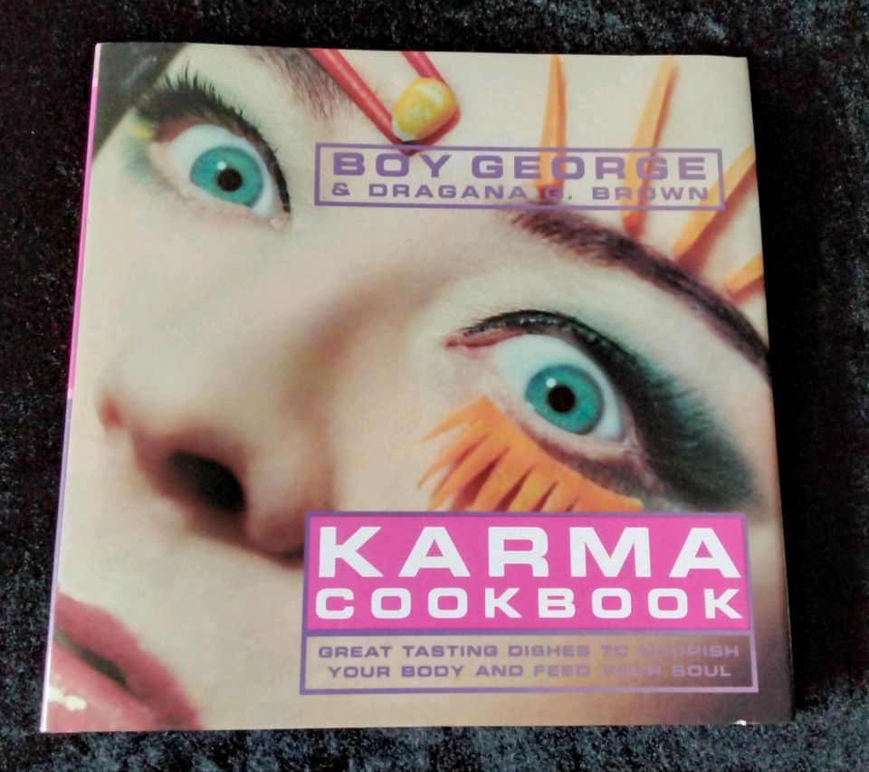 BOY GEORGE - 'Karma Cookbook' (Kochbuch) aus UK - neuwertig  - in Hannover