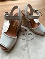 • Prada espadrille aus Leder mit Plateausohle 35 Bayern - Kallmünz Vorschau