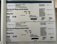Konzertkarten - der Herr der Ringe und der Hobbit Kr. München - Unterschleißheim Vorschau