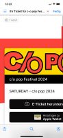 Verkaufe 2 TICKETS FÜR 35€  für C/o POP festival Thüringen - Jena Vorschau