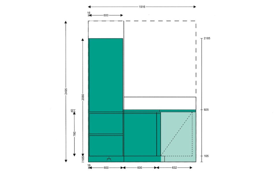 ALNO Einbauküche / MÖBEL / Lack matt-weiß / NEU / 50% Kaufpreis in Ulm