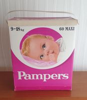 Pampers Windelkarton • vintage • Karton Schachtel alt Schleswig-Holstein - Hohenwestedt Vorschau