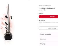 LOUBOUTIN Nagellack !!! vernis a ongles schwarz khol  NEU Hamburg-Nord - Hamburg Groß Borstel Vorschau