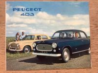 PEUGEOT 403 Limousine Prospekt 1963 Niedersachsen - Seevetal Vorschau