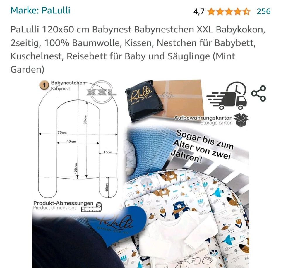 Baby Nestchen XXL in Kalbach