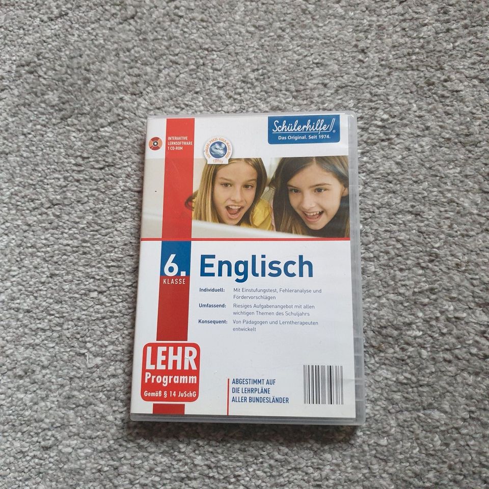 Lernsoftware CD-ROM Schülerhilfe Englisch 6.Klasse in Rangsdorf