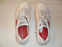Damen Sneaker Venice Gr. 38 Weiß mit Erdbeermotiv Sachsen - Oderwitz Vorschau