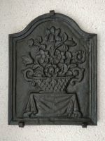 2 x Kaminplatte „Blumenkorb“ – Gusseisen Nordrhein-Westfalen - Horstmar Vorschau