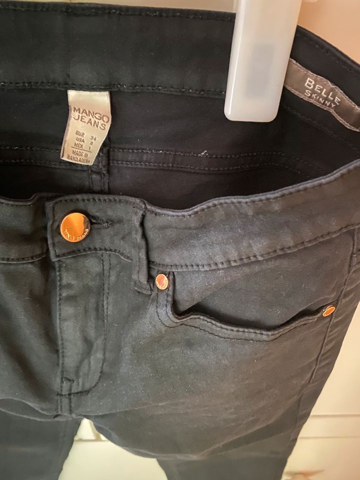 Mango Jeans Belle Gr. 34 XS schwarz skinny Röhrenjeans Hose Belle in Bayern  - Augsburg | eBay Kleinanzeigen ist jetzt Kleinanzeigen