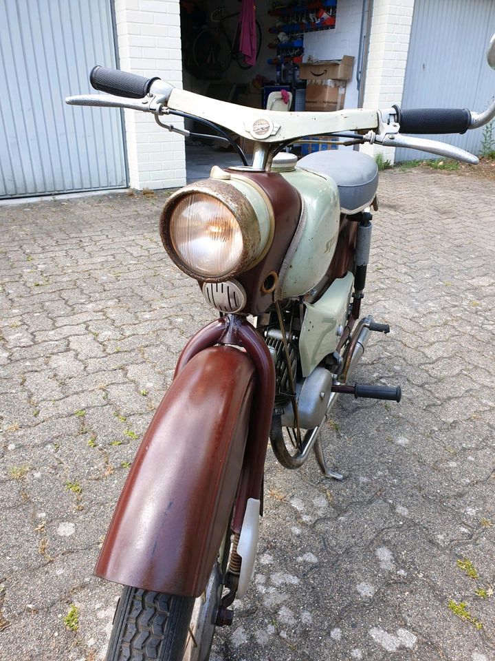 SIMSON SPATZ SR4-1,PAPIERE, 1964,ORIGINAL SCHÖNE PATINA,LÄUFT TOP in Lehrte