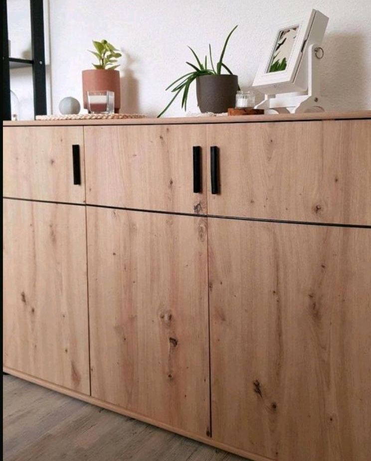 Kommode/ sideboard / holz/schwarz/ in Alheim