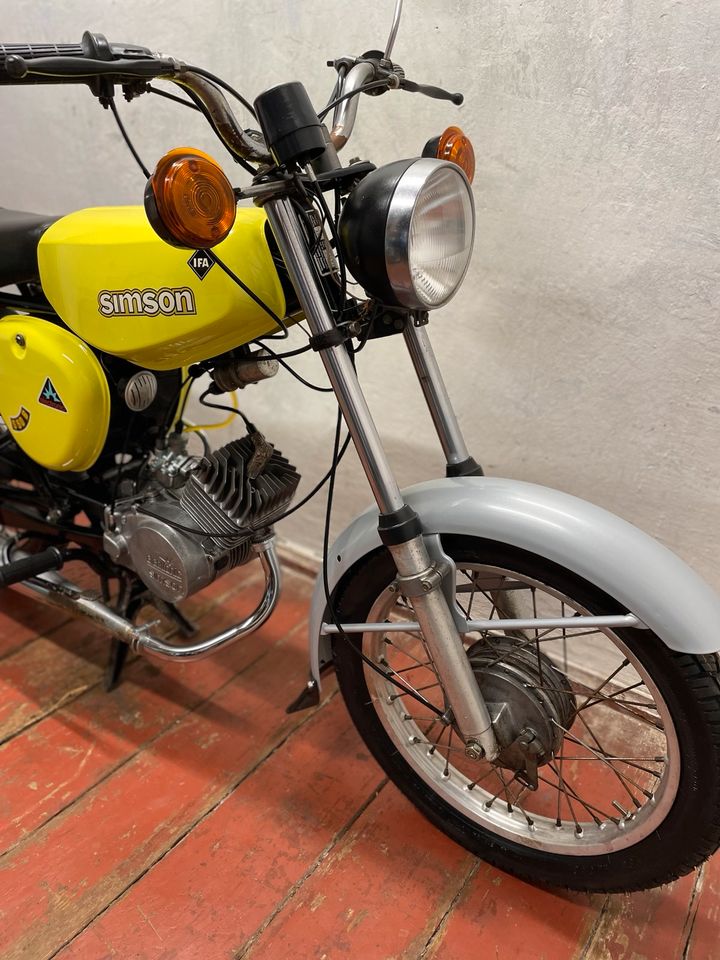 Simson S50B2 DDR Elektronik KBA Papiere in Werdau