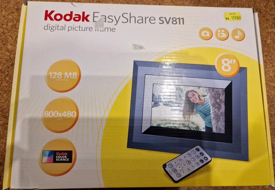 Kodak Easyshare SV811 Videobilderrahmen mit Fernbedienung in Tostedt