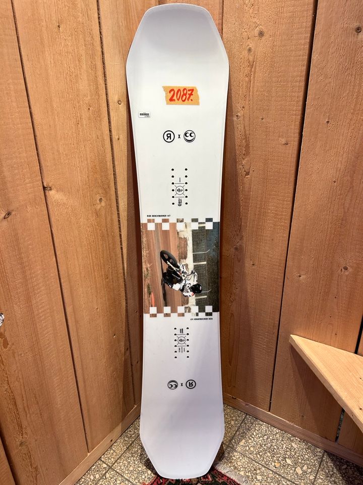 Ride Test Snowboard Benchwarmer 147 cm Twin Tip No.2087 in Centrum