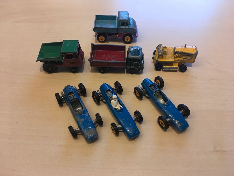 Matchbox Autos Konvolut sehr alte Fahrzeuge Lesney in Schermbeck