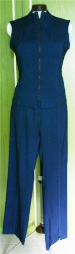 wie NEU* Business-Kombi* Damen-Anzug * Hose + Weste * Gr. 36 blau in Engelskirchen