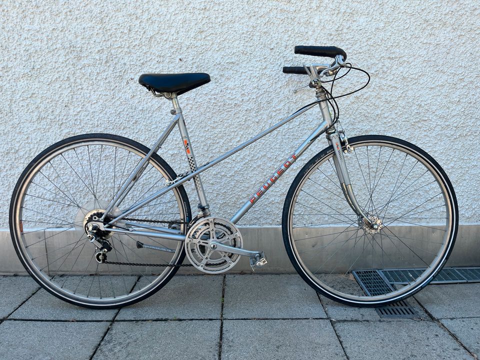 Peugeot Vintage Retro Classic Damenrad RH 54 Silber in München