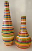 Gilde 2 sommerliche Vasen - bunt - farbenfroh - Versand möglich Rheinland-Pfalz - Theismühlen Vorschau