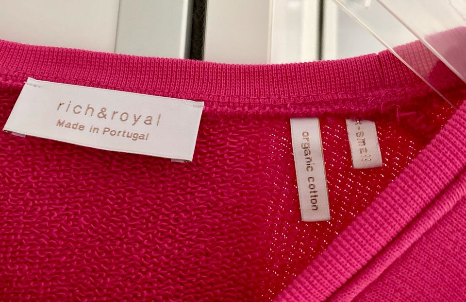 Original Rich&Royal Sweatshirt pink Gr. XS NP80€ Akt. Kollektion in Essen