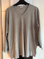 Longsleeve, H&M, gerippt, grau meliert, 48/50 Essen - Steele Vorschau