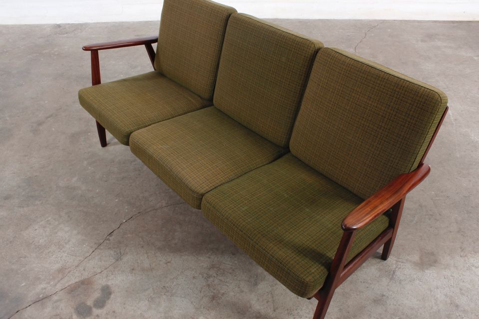 Vintage Teak 3er Sofa Danish Mid Century Design 50er 60er in Uslar