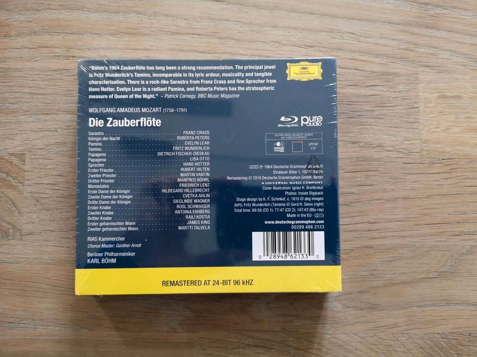 2 CDs blu ray audio Klassik Oper Mozart Zauberflöte Böhm Berliner in Berlin