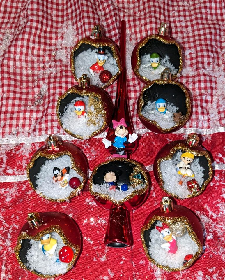 Weihnachtskugeln und Spitze mit Disney Figuren, neu, Weihnachten in Rosenbach