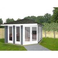 Gartenhaus Blockhaus Gerätehaus Holz 360x360cm, 40 mm, 403935 Nordrhein-Westfalen - Versmold Vorschau