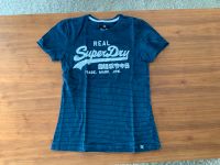 Superdry T-Shirt Damen Gr. 36 blau gestreift silber Baden-Württemberg - Staufen im Breisgau Vorschau