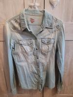 Bluse hellblau Jeansstoff Nieten 36 Only Dresden - Neustadt Vorschau