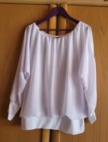 Blusenshirt weiß - tragbar bis Gr. 46/48 Saarland - Bexbach Vorschau