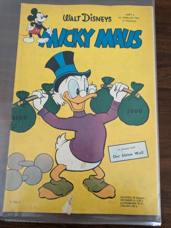 Comics 1950er und 1960er Jahre - Walt Disney Micky Maus in Langenfeld