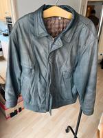 Jacke Leder  blau Firma C&A Größe 52 = L Sachsen - Chemnitz Vorschau