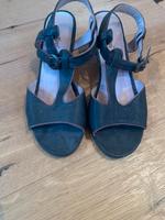 Sandalen Kickers, Leder, schwarz Bayern - Schweinfurt Vorschau
