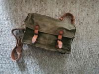 Kleine Militärtasche für Draußen, Leder und Canvas Baden-Württemberg - Heubach Vorschau