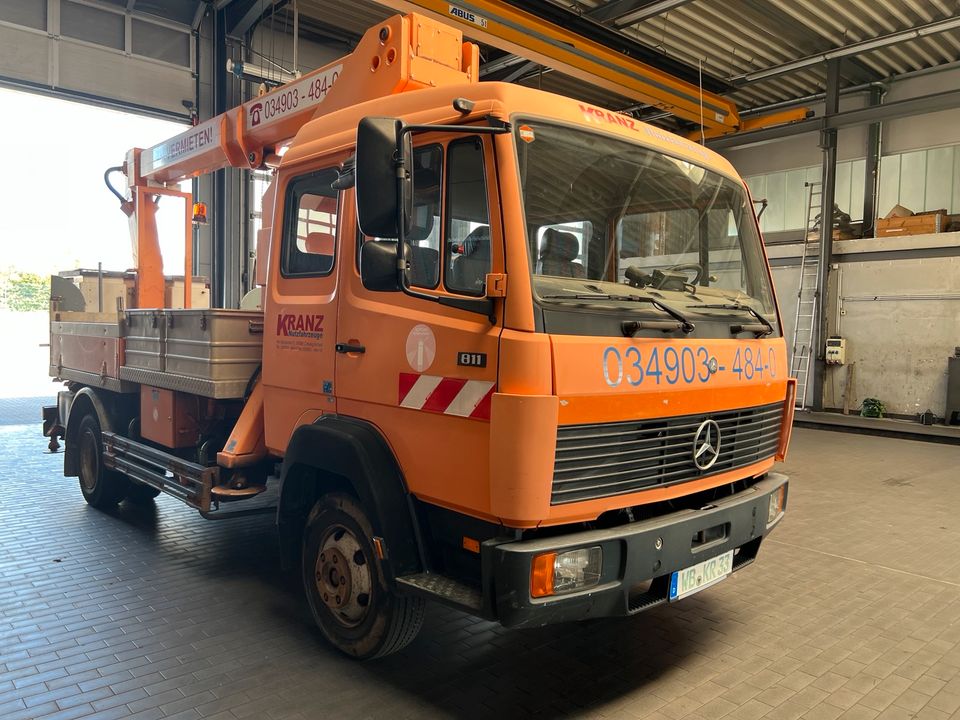 Steiger Ruthmann T 145 auf Mercedes 811 DoKa in Coswig (Anhalt)