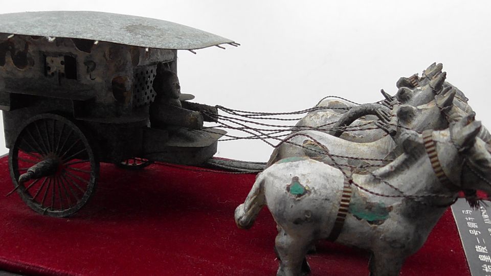 Reiterwagen mit Pferden China – Bronze – Replik Terrakotta-Armee in Bad Münstereifel
