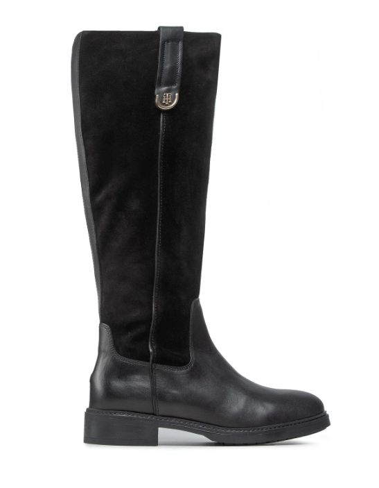 TOMMY HILFIGER "TH Hardware Suede Longboot" Stiefel - 41 in Neuss