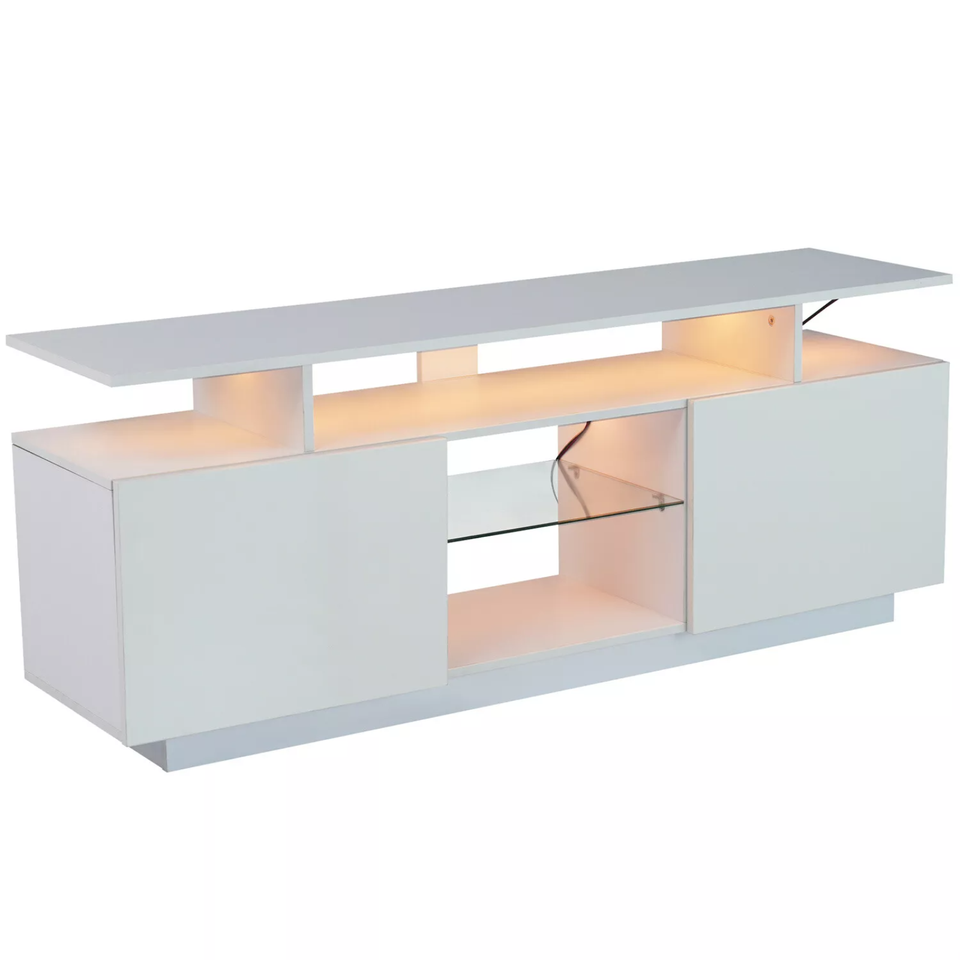 TV Schrank LED Lowboard Sideboard Fernsehschrank Fernsehtisch in Merenberg