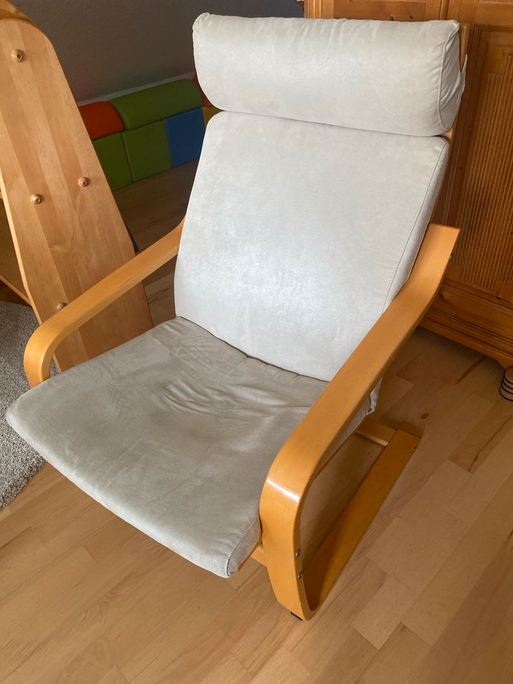 IKEA Poäng Sessel mit Sitzpolster (waschbarer Bezug) in Staufen im Breisgau