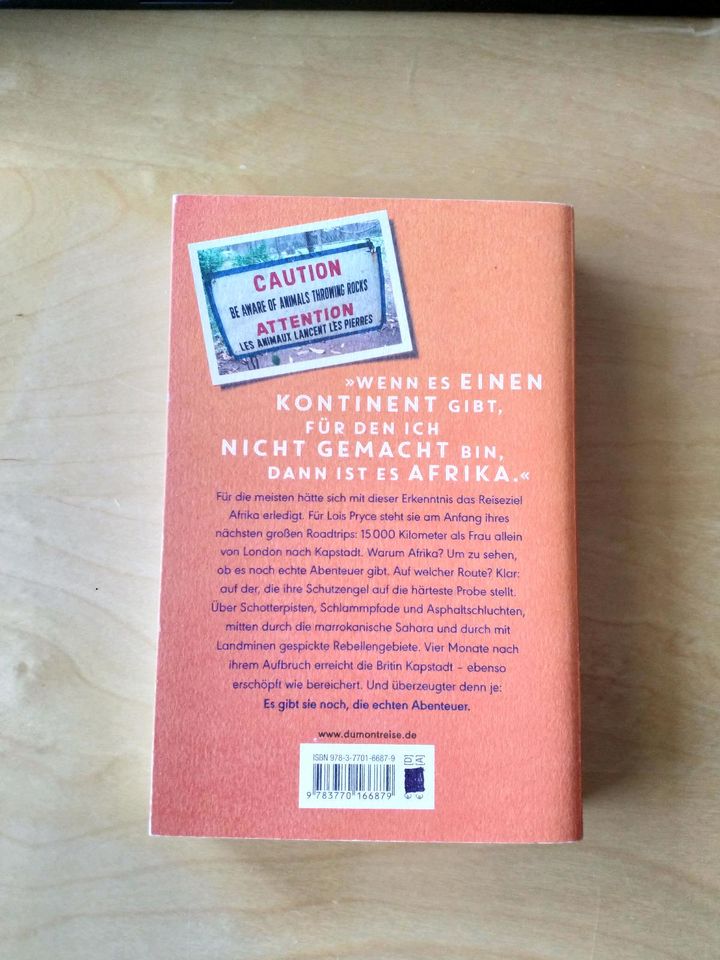 Buch Lois Pryce "Mit 80 Schutzengeln  durch Afrika", Motorrad in Merzig