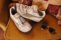 Vintage Puma Schuhe Sport-Sneaker Retro 90er Größe 44 Weiß/Beige Nordrhein-Westfalen - Rees Vorschau