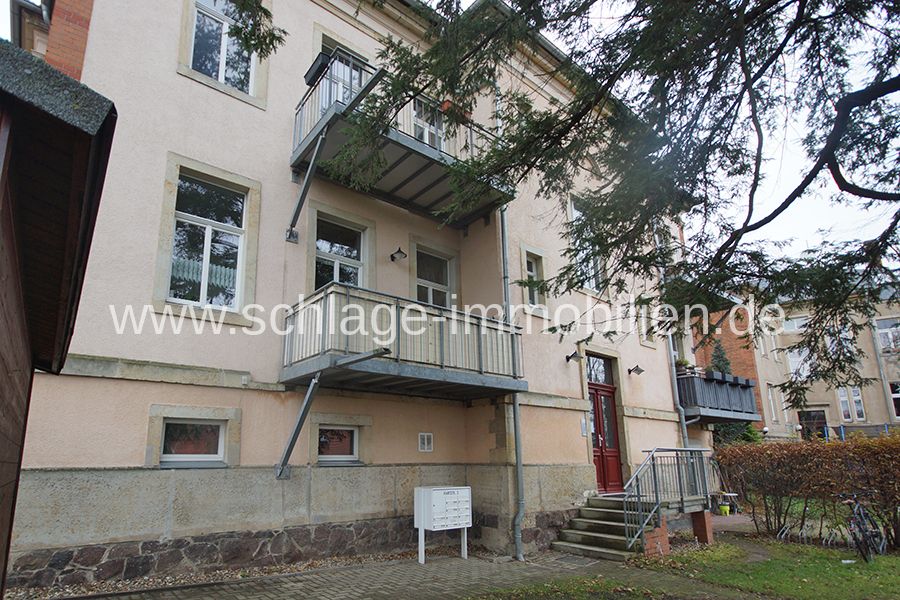 +++DRESDEN-PLAUEN+++  Bezugsfreie 3-Zimmer-Wohnung mit großem Südbalkon in sanierter Klinkervilla! in Dresden