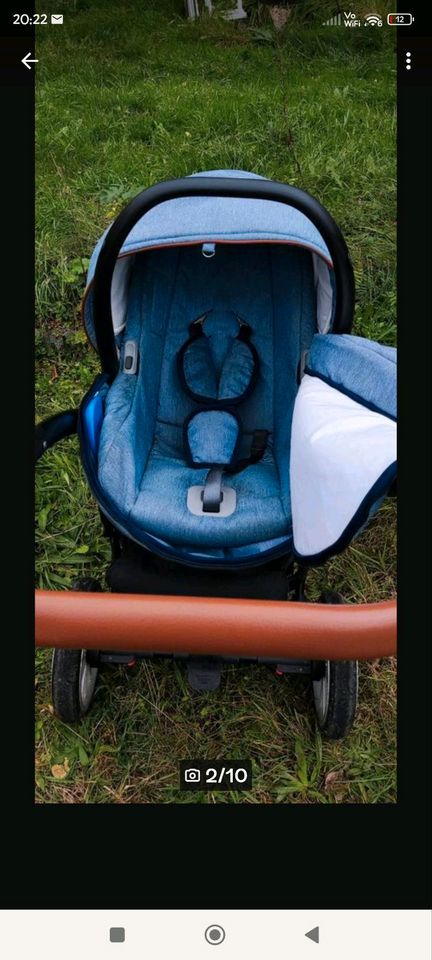 Kinderwagen Karre 3in1 Abc in Kalefeld