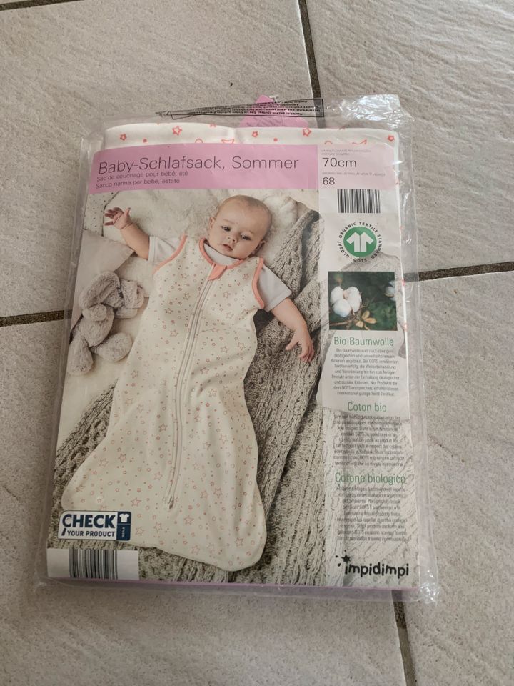 Babyschlafsack/Sommerschlafsack für Mädchen 70 cm - NEU in Königswinter