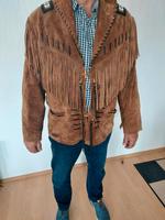 Lederjacke Wildleder Vintage Gr. XL Fransen Bayern - Lichtenfels Vorschau