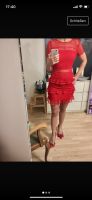 Rotes Mini Kleid Cocktail Dress Spitze Transparent Frankfurt am Main - Nordend Vorschau