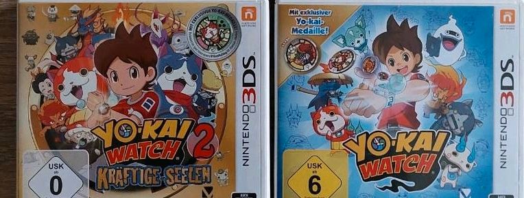 2 Yo Kai watch Spiele in Jettenbach